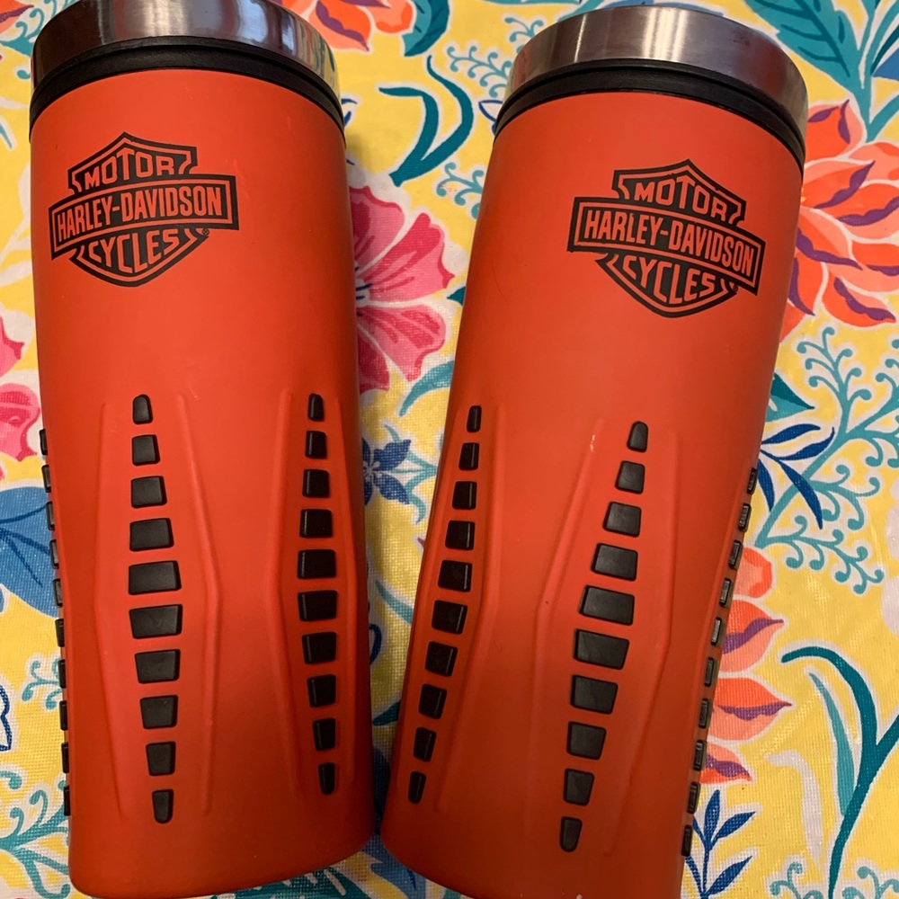 Set of 2 Harley Davidson travel cups